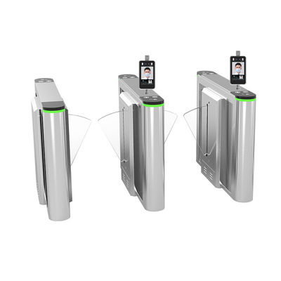 Stainless steel/according to customer needs metro station entrance and exit management turnstile flap wing revolving gate rotating automatic barrier wing gate