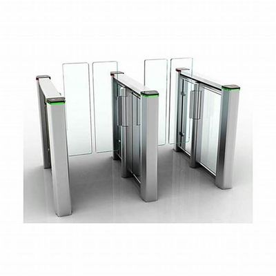 Stainless Steel / According To Customer Requirements Automatic Electronic Swing Type Sliding Door Security Entrance Guard DC Motor Swing Barrier Sliding Gate